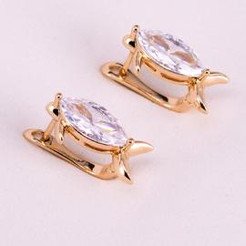 Серьги позолота Xuping 18К 10396612
