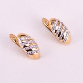 Серьги позолота Xuping 18К 2064