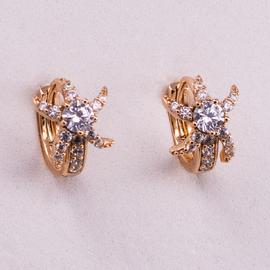 Серьги позолота Xuping 18К 2100
