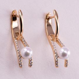 Серьги позолота Xuping 18К 2106
