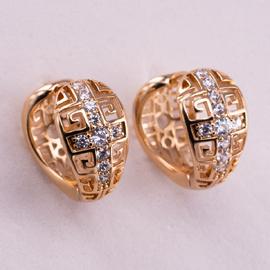 Серьги позолота Xuping 18К 2137