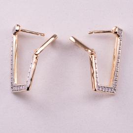 Серьги позолота Xuping 18К 2163