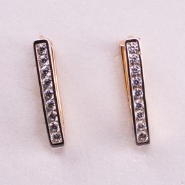 Серьги позолота Xuping 18К 2174