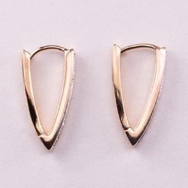 Серьги позолота Xuping 18К 2174