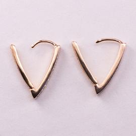 Серьги позолота Xuping 18К 2174