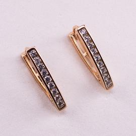 Серьги позолота Xuping 18К 2177