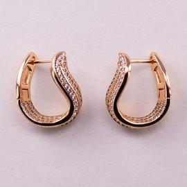 Серьги позолота Xuping 18К 2224