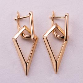 Серьги позолота Xuping 18К 2259