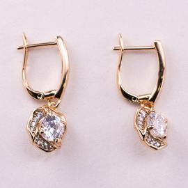 Сережки позолота Xuping 18К 2276