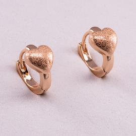 Серьги позолота Xuping 18К 2277