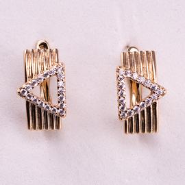 Серьги позолота Xuping 18К 2281