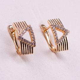 Серьги позолота Xuping 18К 2281