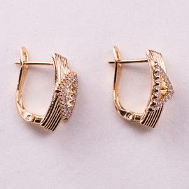 Серьги позолота Xuping 18К 2281