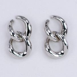 Серьги-гвоздики позолота Xuping Родий 2299