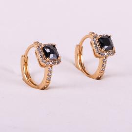 Серьги позолота Xuping 18К 2373 черный