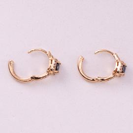 Серьги позолота Xuping 18К 2373 черный