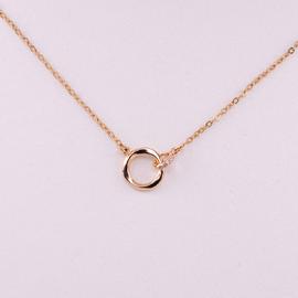 Цепочка позолота 18K Xuping 45+3см*1мм 4141
