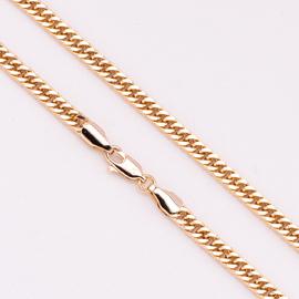 Цепочка панцирное плетение позолота 18K Xuping 50см*4мм 4161