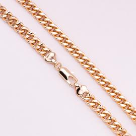 Цепочка позолота 18K Xuping 50см*6мм 4166