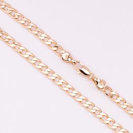Цепочка панцирное плетение позолота 18K Xuping 50см*5мм 4171