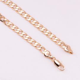 Цепочка панцирное плетение позолота 18K Xuping 50см*5мм 4171