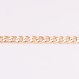 Цепочка панцирное плетение позолота 18K Xuping 50см*5мм 4181