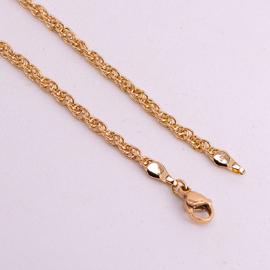 Цепочка позолота 18K Xuping 45см*2мм 4196