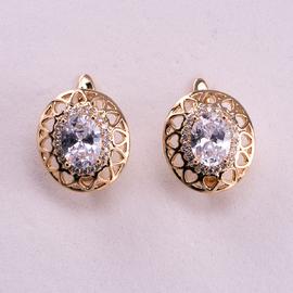 Сережки позолота Xuping 18К 647392