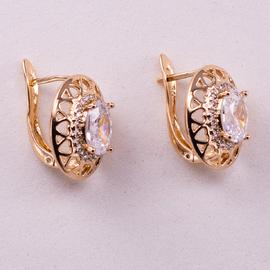 Сережки позолота Xuping 18К 647392