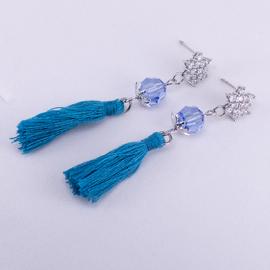 Серьги-подвески позолота Xuping Родий 92522